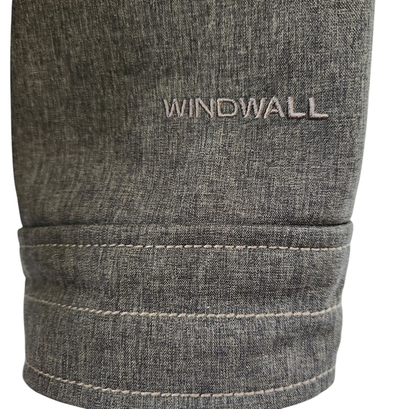 The North Face Women’s Green Windwall Fleece Lined Jacket size M - Picture 3 of 9